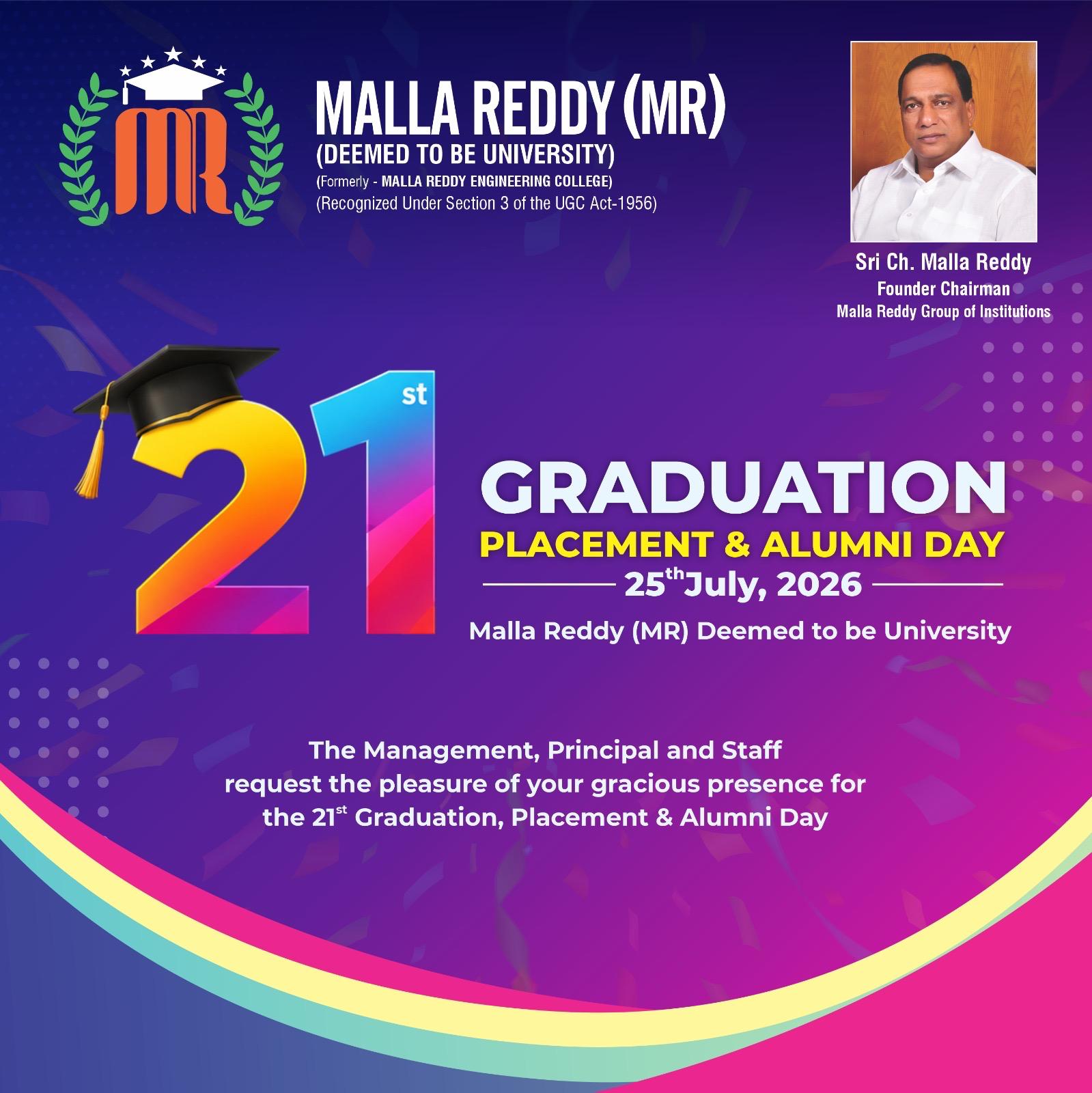 21st Graduation , Placement and Alumni