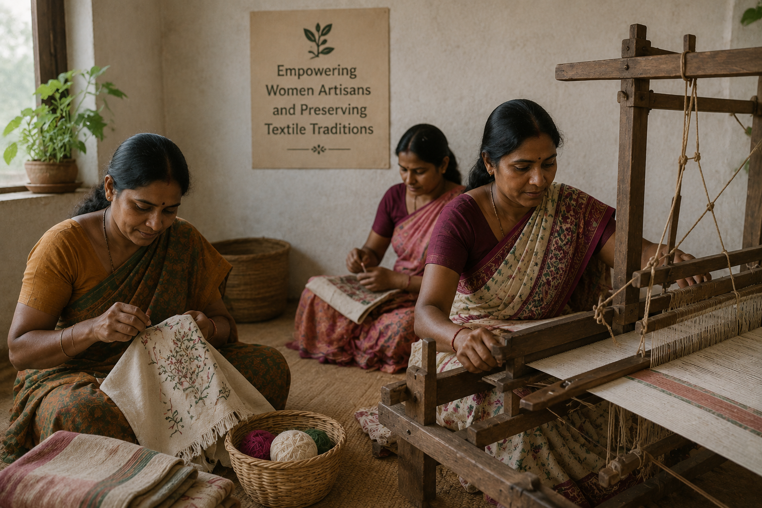 Empowering Women Artisans and Preserving Traditional Textile Heritage
